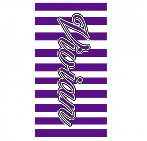 Premium Beach Towel - 30″x60″- Cotton Backing