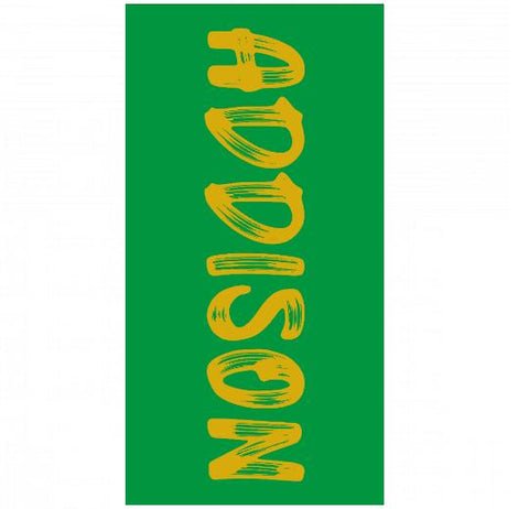 Premium Beach Towel - 30″x60″- Cotton Backing