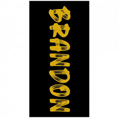 Premium Beach Towel - 30″x60″- Cotton Backing