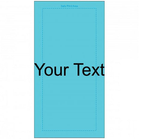 Premium Beach Towel - 30″x60″- Cotton Backing