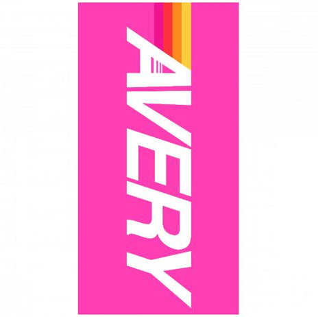 Premium Beach Towel - 30″x60″- Cotton Backing