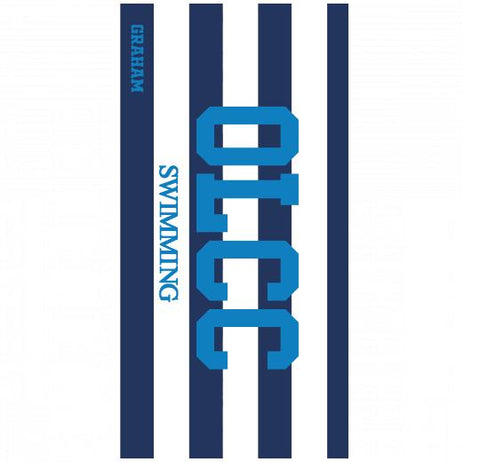 Premium Beach Towel - 30″x60″- Cotton Backing