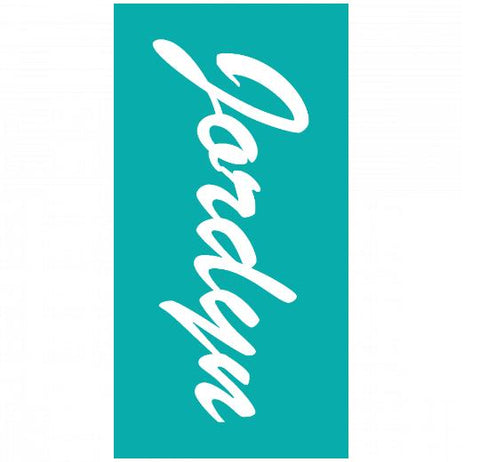 Premium Beach Towel - 30&#34;x60&#34;- Cotton Backing