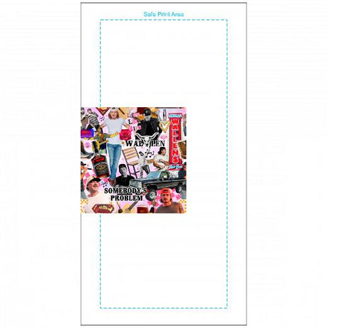 Premium Beach Towel - 30&#34;x60&#34;- Cotton Backing