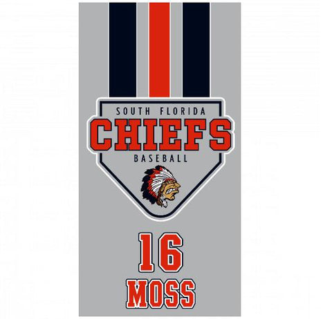 Premium Beach Towel - 30&#34;x60&#34;- Cotton Backing