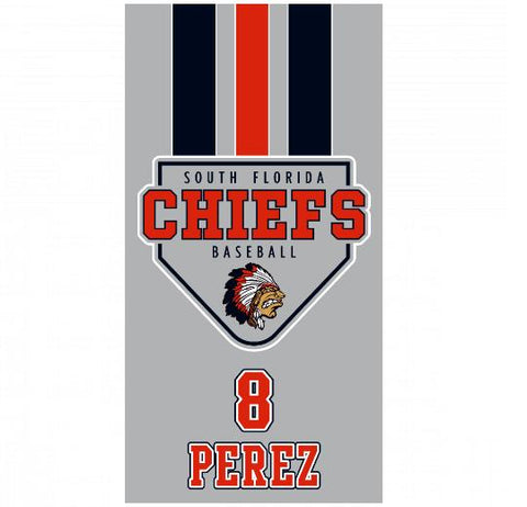 Premium Beach Towel - 30&#34;x60&#34;- Cotton Backing