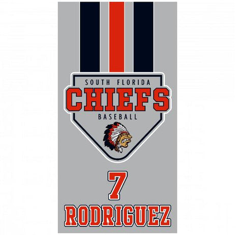 Premium Beach Towel - 30&#34;x60&#34;- Cotton Backing