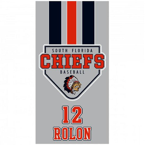 Premium Beach Towel - 30&#34;x60&#34;- Cotton Backing