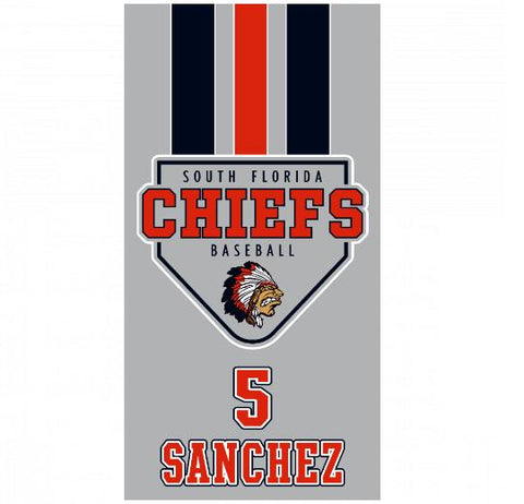 Premium Beach Towel - 30&#34;x60&#34;- Cotton Backing