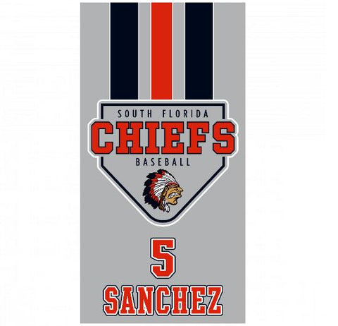 Premium Beach Towel - 30&#34;x60&#34;- Cotton Backing