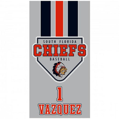 Premium Beach Towel - 30&#34;x60&#34;- Cotton Backing