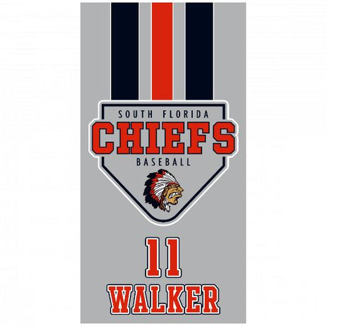 Premium Beach Towel - 30&#34;x60&#34;- Cotton Backing