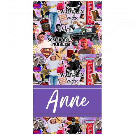 Premium Beach Towel - 30&#34;x60&#34;- Cotton Backing