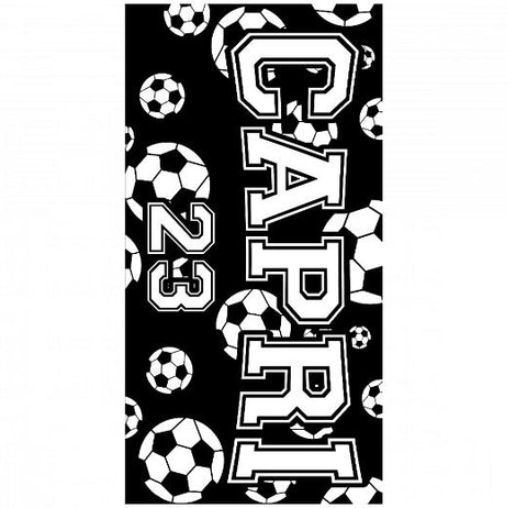 Premium Beach Towel - 30&#34;x60&#34;- Cotton Backing