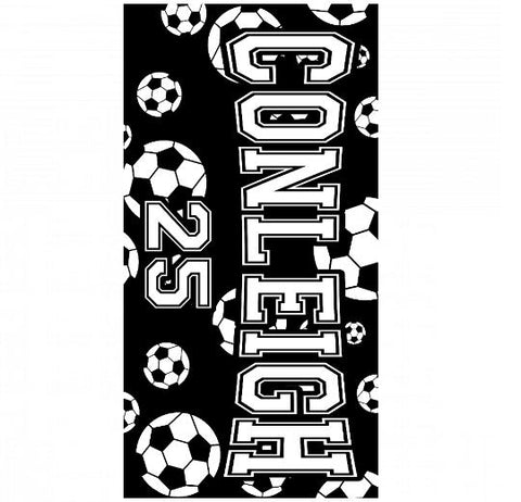 Premium Beach Towel - 30&#34;x60&#34;- Cotton Backing