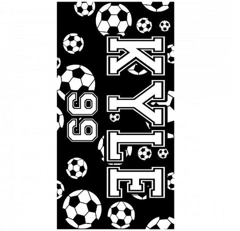 Premium Beach Towel - 30&#34;x60&#34;- Cotton Backing