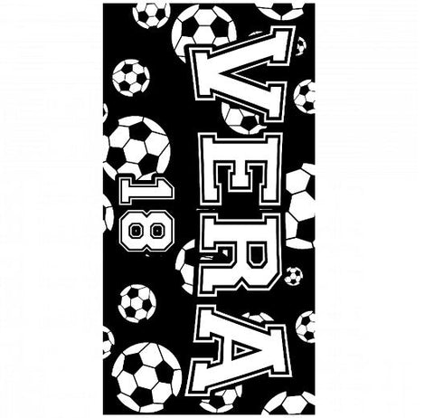 Premium Beach Towel - 30&#34;x60&#34;- Cotton Backing