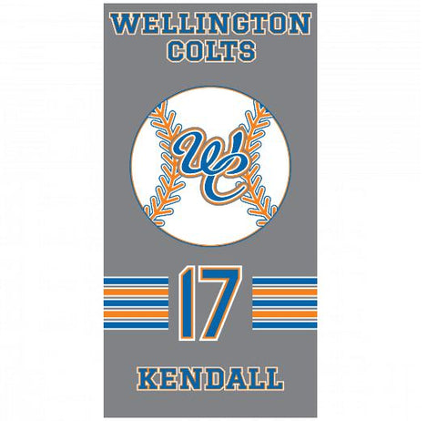 Premium Beach Towel - 30&#34;x60&#34;- Cotton Backing