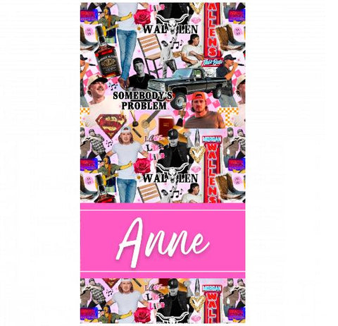 Premium Beach Towel - 30&#34;x60&#34;- Cotton Backing