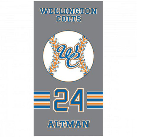 Premium Beach Towel - 30&#34;x60&#34;- Cotton Backing