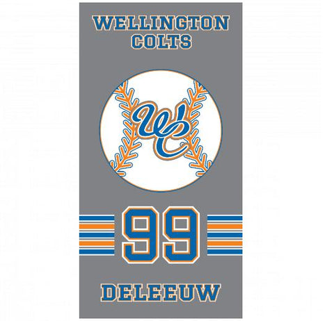 Premium Beach Towel - 30&#34;x60&#34;- Cotton Backing