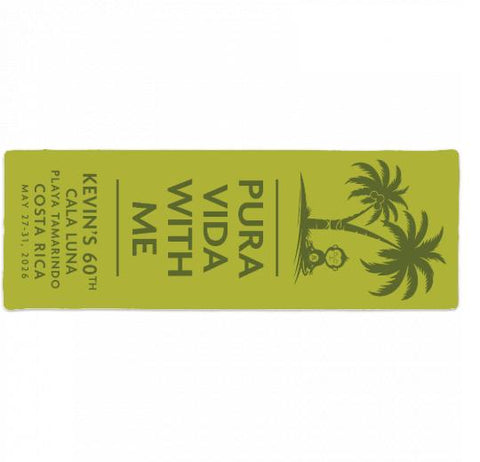 Travel Yoga Mat Printed