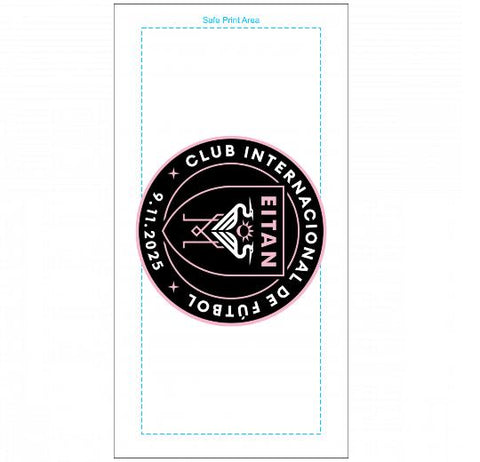 Premium Beach Towel - 30&#34;x60&#34;- Cotton Backing