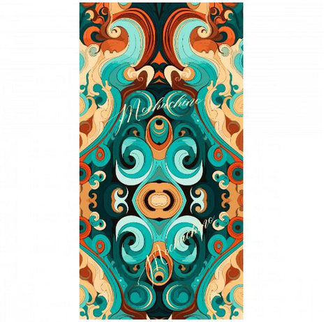 Premium Beach Towel - 30&#34;x60&#34;- Cotton Backing