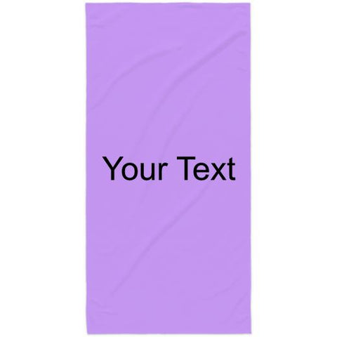 Premium Beach Towel - 30″x60″- Cotton Backing