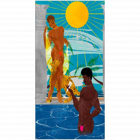 Premium Beach Towel - 30″x60″- Cotton Backing