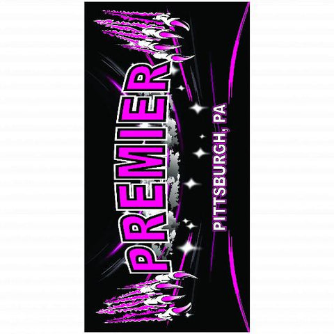 Premium Beach Towel - 30″x60″- Cotton Backing