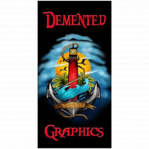 Premium Beach Towel - 30″x60″- Cotton Backing