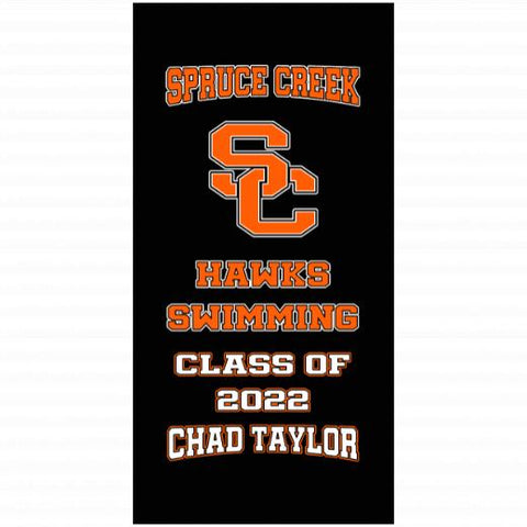 Standard Beach Towel - 30″x60″ - 100% Polyester