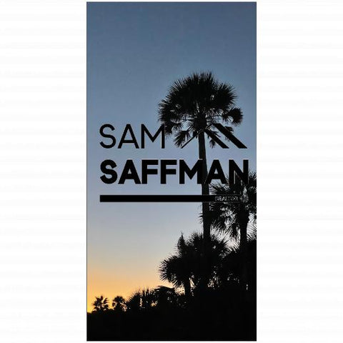 Premium Beach Towel - 30″x60″- Cotton Backing