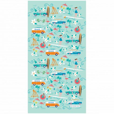Premium Beach Towel - 30″x60″- Cotton Backing