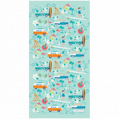 Premium Beach Towel - 30″x60″- Cotton Backing