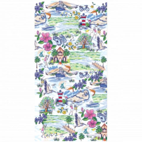 Premium Beach Towel - 30″x60″- Cotton Backing