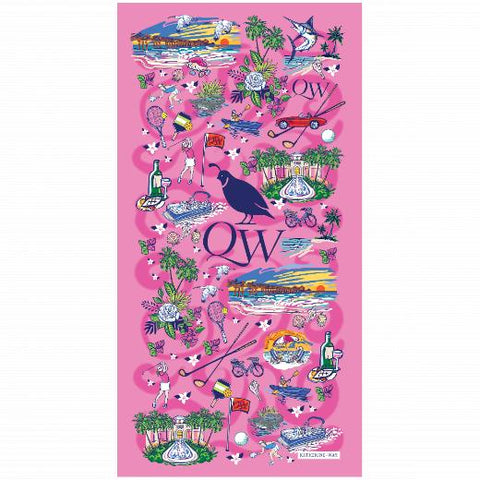 Premium Beach Towel - 30″x60″- Cotton Backing