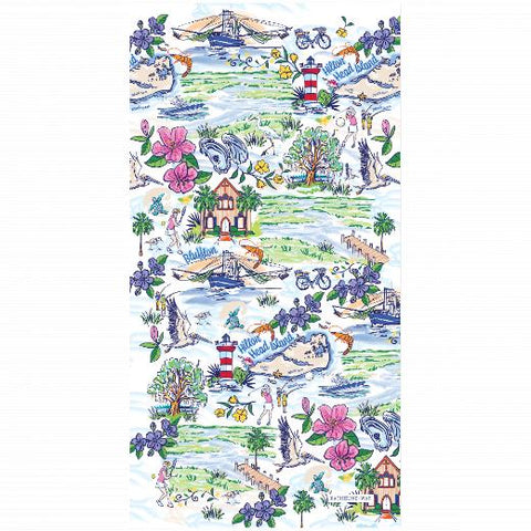 Premium Beach Towel - 30″x60″- Cotton Backing
