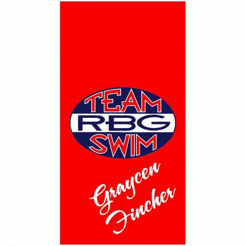 Premium Beach Towel - 30″x60″- Cotton Backing