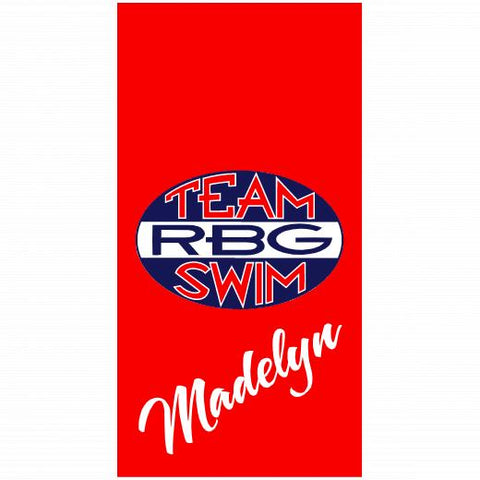 Premium Beach Towel - 30″x60″- Cotton Backing