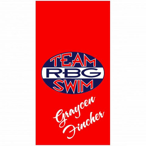 Premium Beach Towel - 30″x60″- Cotton Backing