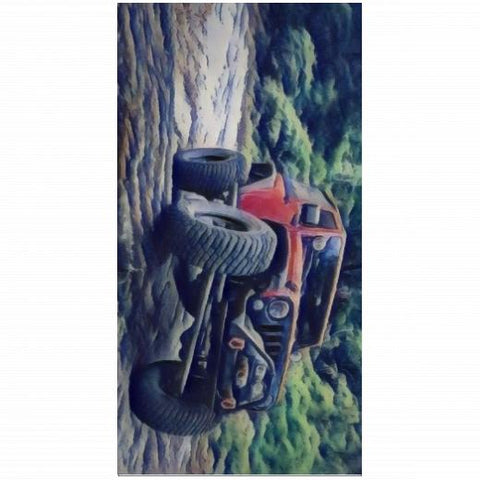 Premium Beach Towel - 30″x60″- Cotton Backing