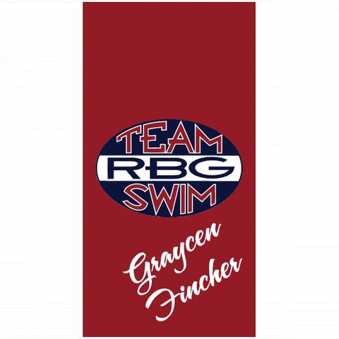 Premium Beach Towel - 30″x60″- Cotton Backing