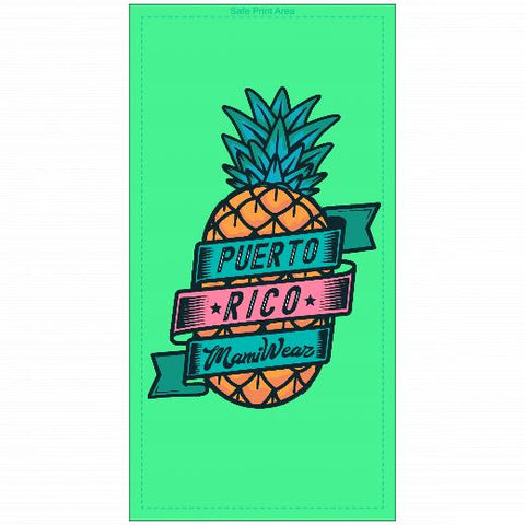 Premium Beach Towel - 30″x60″- Cotton Backing