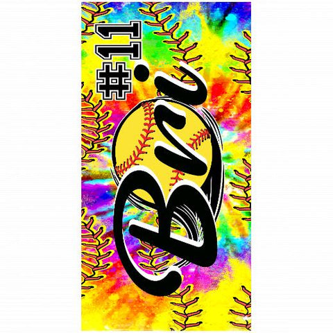 Premium Beach Towel - 30″x60″- Cotton Backing