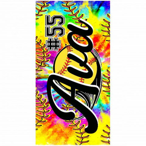 Premium Beach Towel - 30″x60″- Cotton Backing