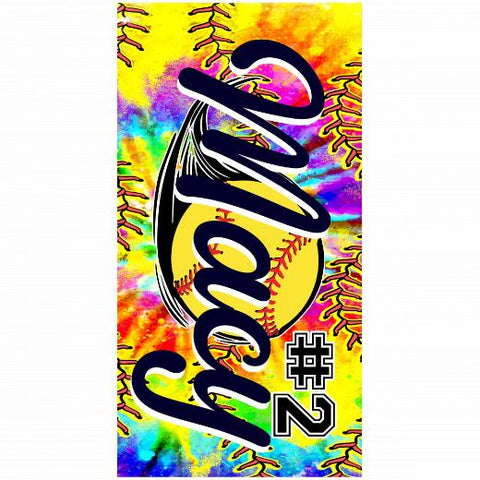 Premium Beach Towel - 30″x60″- Cotton Backing