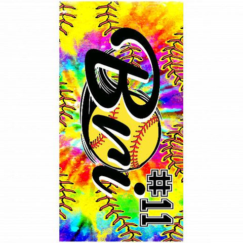 Premium Beach Towel - 30″x60″- Cotton Backing