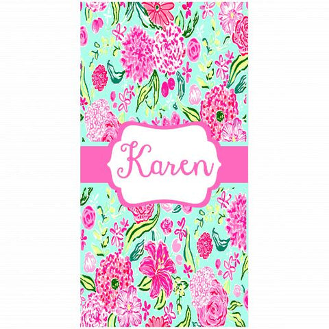 Premium Beach Towel - 30″x60″- Cotton Backing